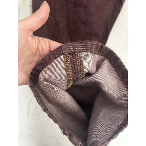 Levi's 562 Loose Taper Jeans Brown 36x32 Baggy Streetwear Y2K Denim Button Fly - Picture 8 of 11